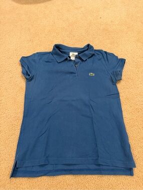 Lacoste Blue Short Sleeve Polo Top